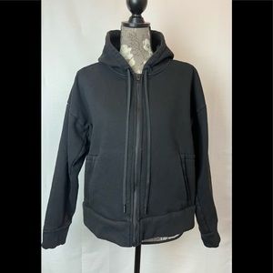 Athleta Black Tenacity Hoodie Jacket in Large